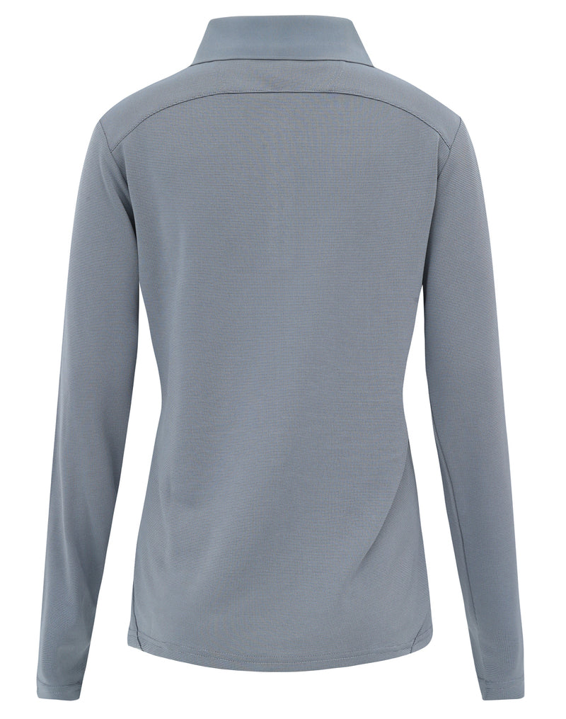 Winning Spirit-Lucky Bamboo Long Sleeve Polo Ladies-PS90