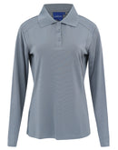 Winning Spirit-Lucky Bamboo Long Sleeve Polo Ladies-PS90
