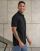 Winning Spirit - Mens Sustainable Jacquard Knit Polo - PS95