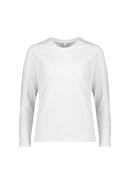 Biz Care - Performance Womens Cotton Long Sleeve Tee - CT247LL