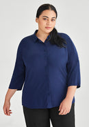 Biz Corporate - Dahlia Womens 3/4 Sleeve Blouse - RB366LT