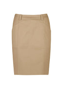Biz Corporates - Womens Mid Waist Stretch Chino Skirt - RGS264L
