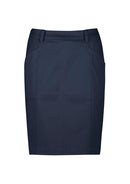 Biz Corporates - Womens Mid Waist Stretch Chino Skirt - RGS264L