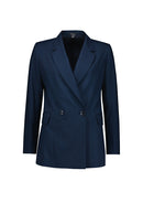 Biz Corporate - Womens Renew Double Breasted Longline Jacket - RJ400L