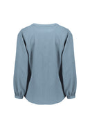 Biz Corporates - Womens Ruche Long Sleeve Blouse - RU568LL