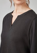 Biz Corporates - Womens Ruche Long Sleeve Blouse - RU568LL