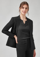 Biz Corporates - Womens Ruche Long Sleeve Blouse - RU568LL