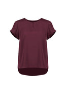 Biz Corporates - Womens Evelyn Short Sleeve Blouse - RU569LS