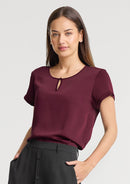 Biz Corporates - Womens Evelyn Short Sleeve Blouse - RU569LS