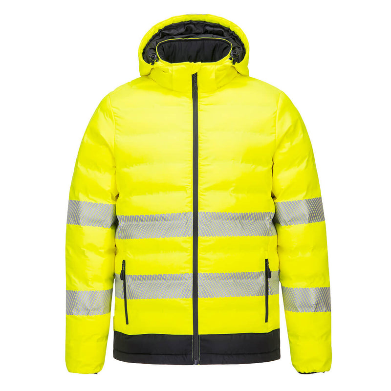 Portwest - S548 - Hi-Vis Ultrasonic Heated Tunnel Jacket