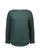 Biz Collection Ladies Madison Boatneck Blouse  S828LL