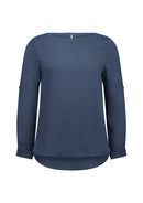 Biz Collection Ladies Madison Boatneck Blouse  S828LL