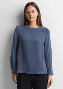 Biz Collection Ladies Madison Boatneck Blouse  S828LL