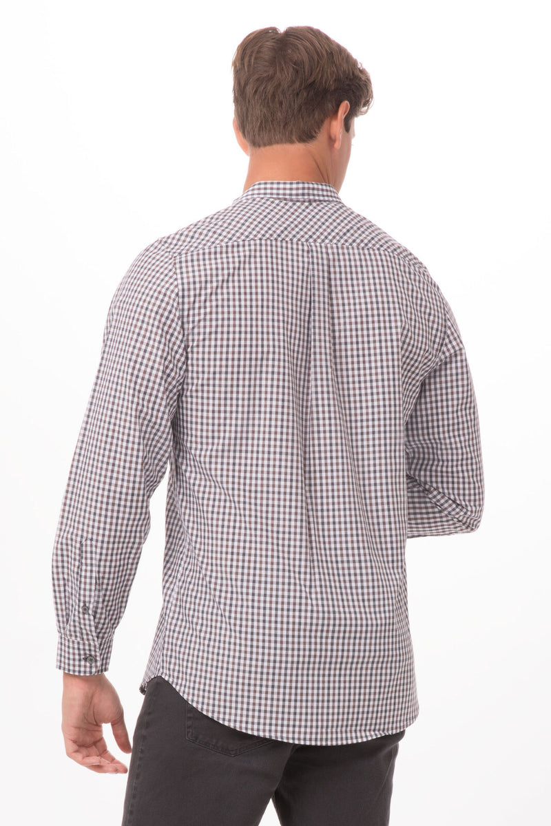 Chef Works - Modern Gingham Long Sleeve Dress Shirt - SHC05