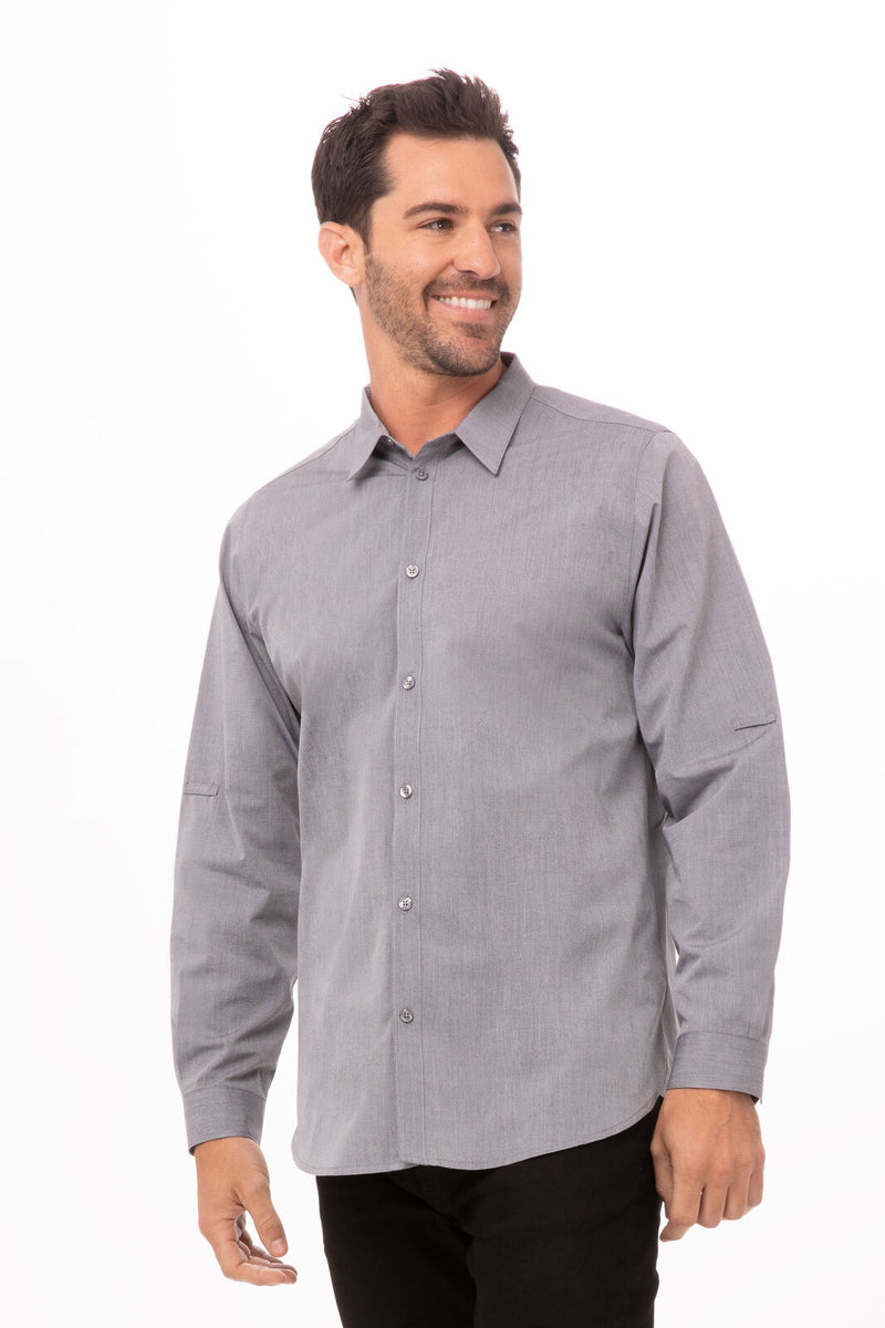 Chef Works - Modern Chambray Dress Shirt - SHC06