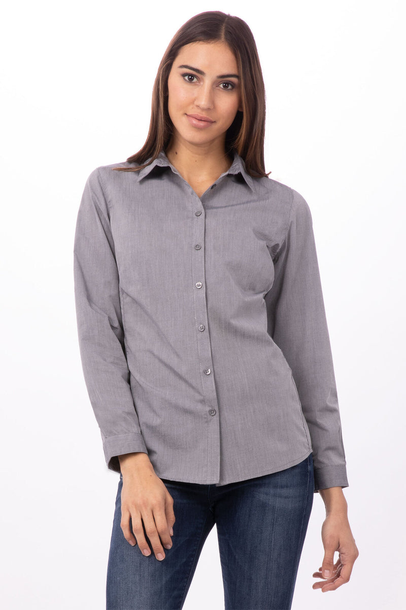 Chef Works - Women's Modern Chambray Dress Shirt - SHC06W