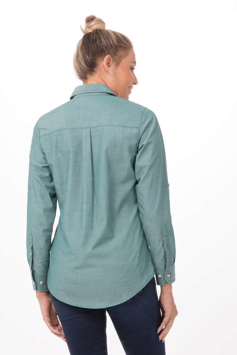 Chef Works - Women's Chambray Shirt - SLWCH002