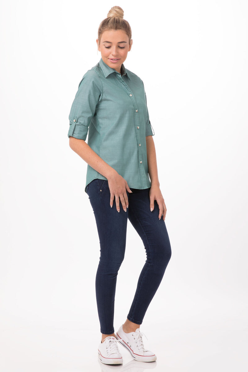 Chef Works - Women's Chambray Shirt - SLWCH002