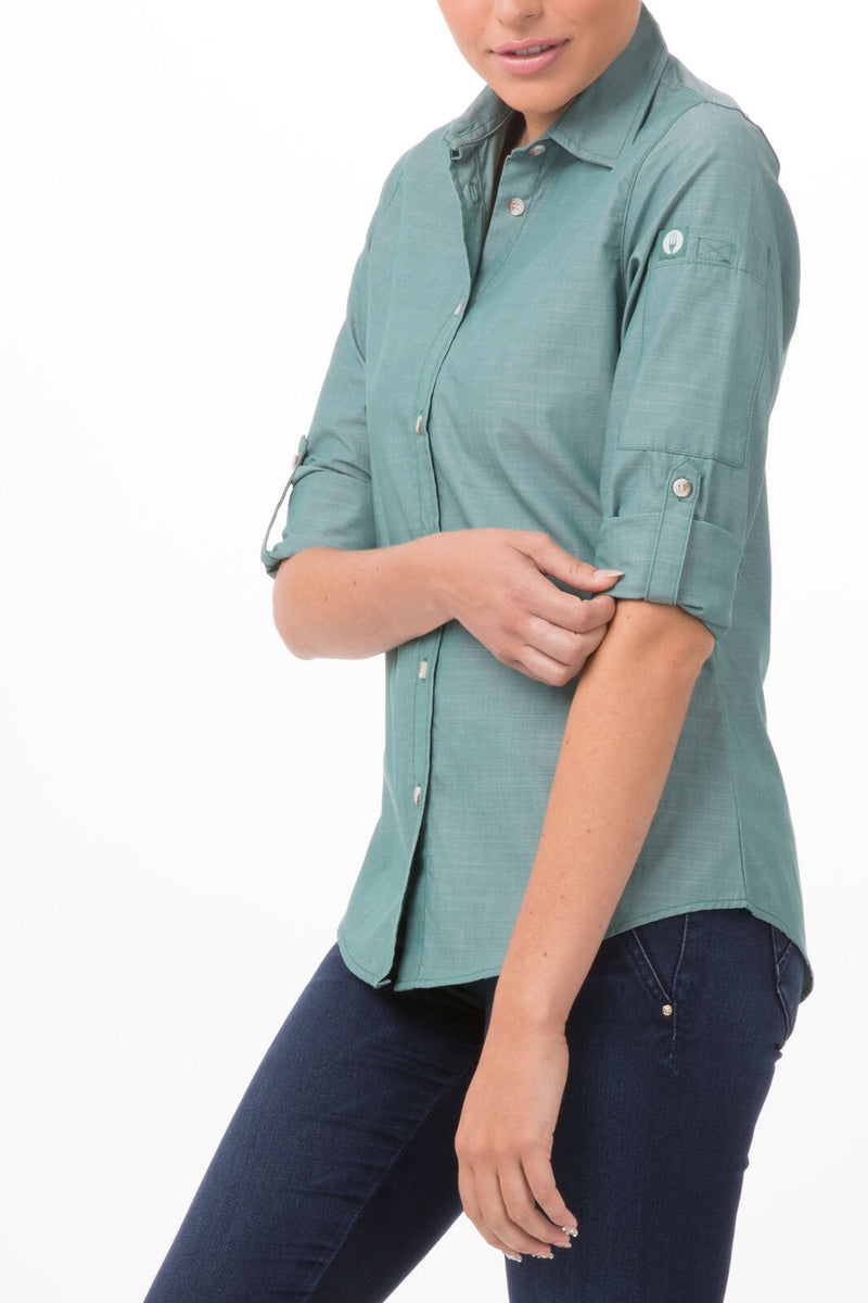 Chef Works - Women's Chambray Shirt - SLWCH002