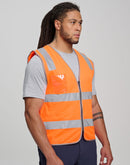 Winning Spirit - Unisex Hi-Vis Safety Vest with ID & Utility Pockets - SW04