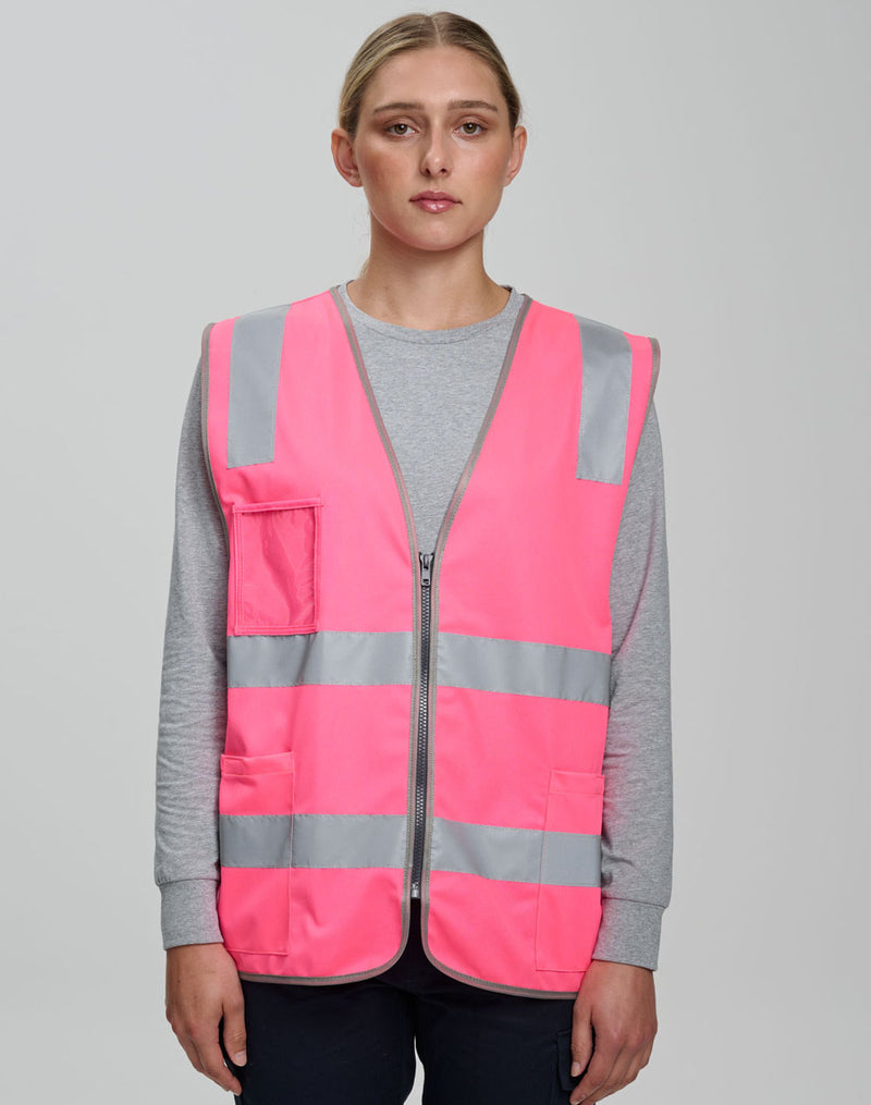Winning Spirit - Unisex Hi-Vis Safety Vest with ID & Utility Pockets - SW04