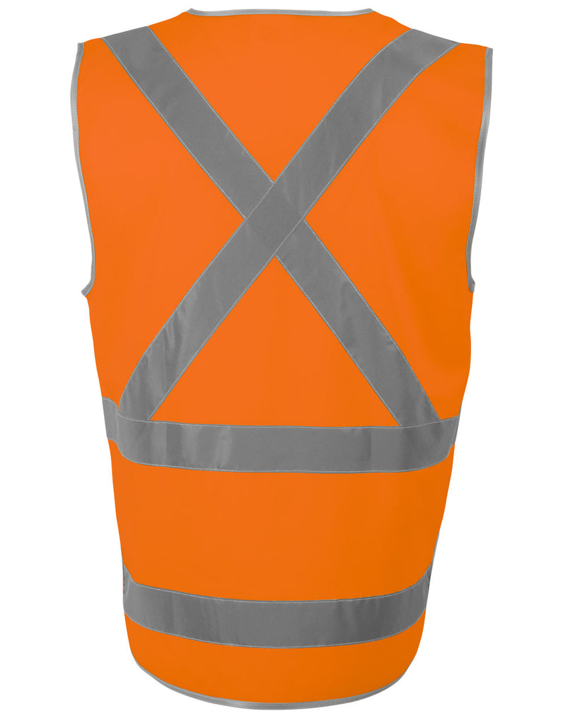 Winning Spirit - Hi-Vis X Back Safety Vest With Tail - SW72