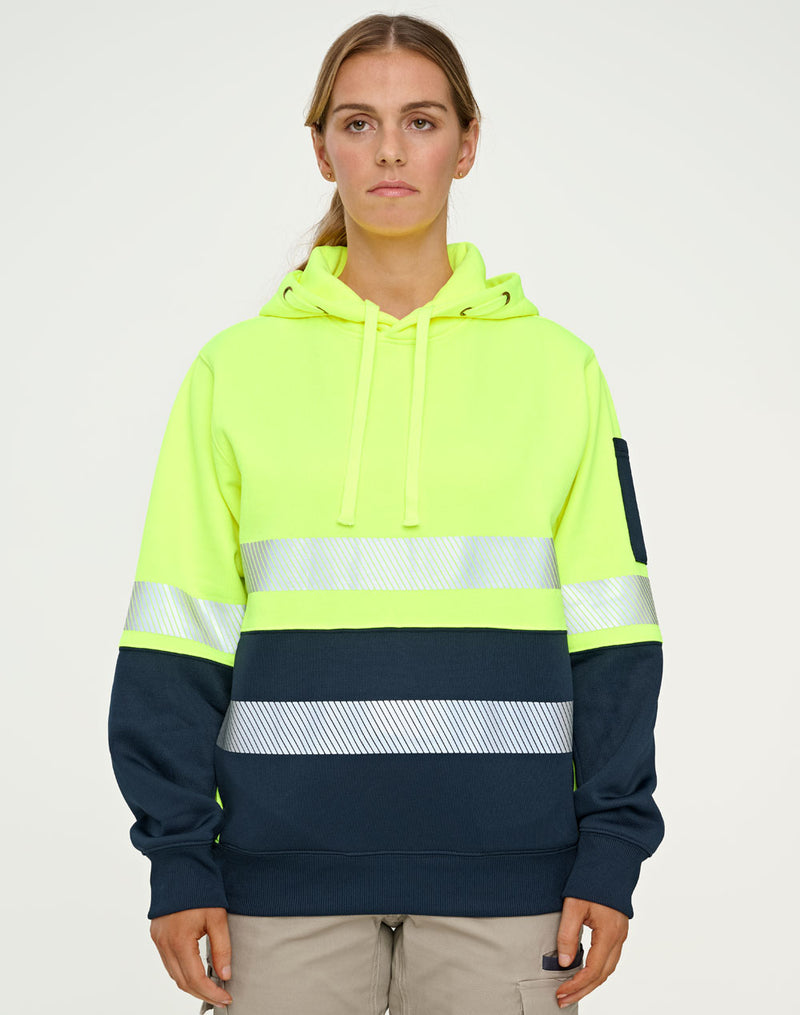 Winning Spirit - Hi Vis Two Tone Safety Hoodies With Segmented Tapes - SW88