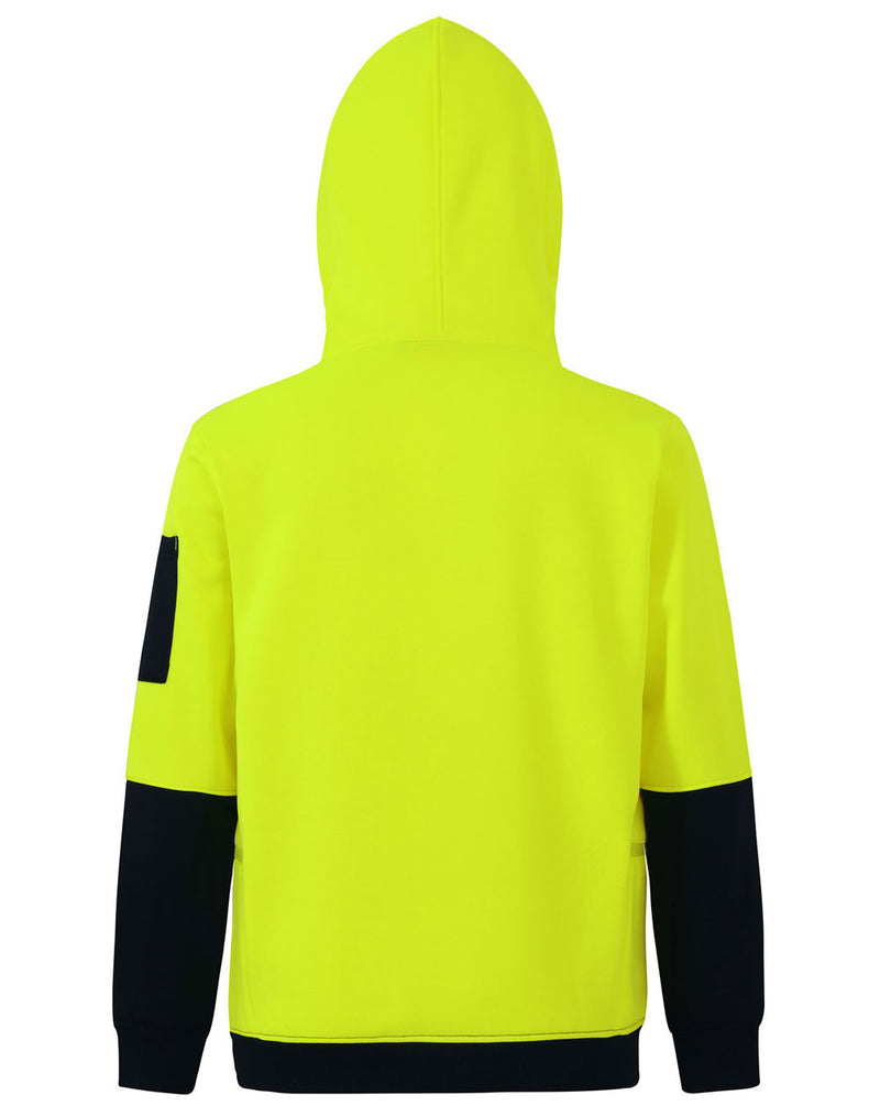 Winning Spirit - Hi Vis Two Tone Water Resistant Fleece Hoodie - SW91