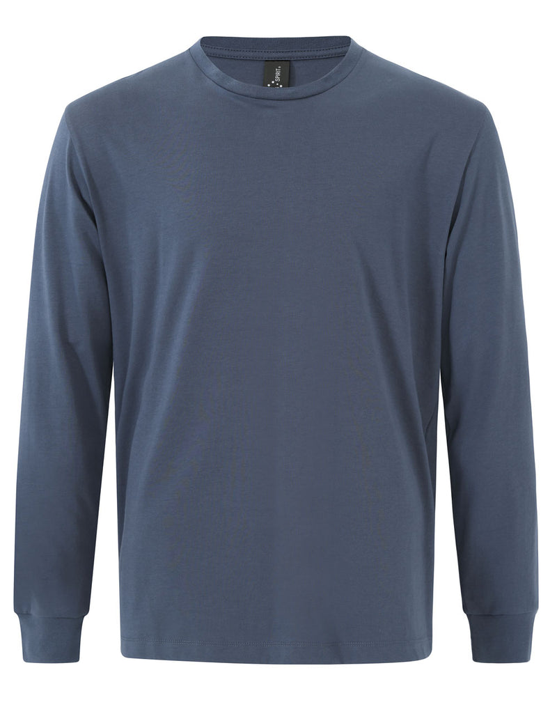 Winning Spirit - Mens Premium Cotton Face L/S Tee - TS47