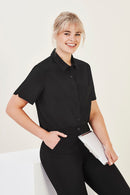 Biz Care - Womens Easy Stretch Short Sleeve Shirt  - CS947LS -1st