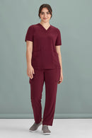 Biz care Womens Multi-Pocket Straight Leg Pant  CSP944LL