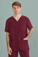 Biz Care Mens V-Neck Scrub Top CST945MS