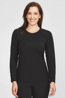 Biz Care - Performance Womens Cotton Long Sleeve Tee - CT247LL