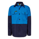 NCC - WSK128 Kids Hi Vis Cotton Shirt L/S