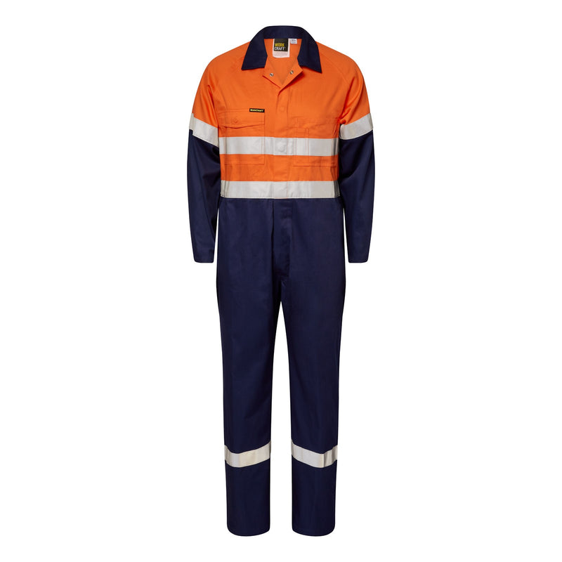 Workcraft - Light Hi Vis Coverall CSR Tape - WC3070