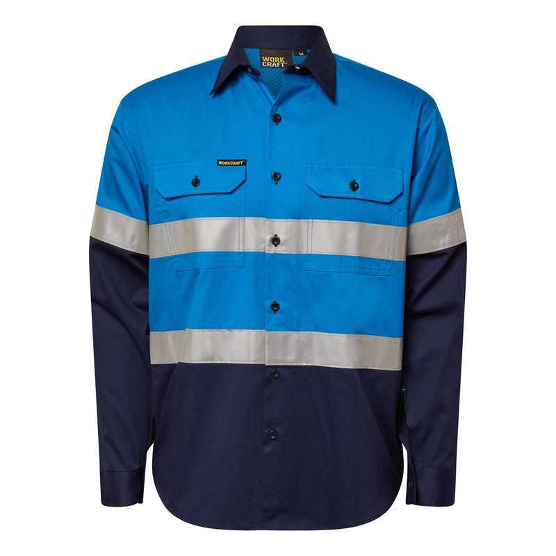 NCC APPAREL WS4132 Cotton L/S Shirt With CSR Tape