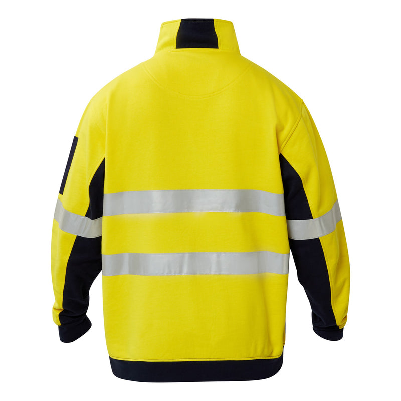 Workcraft - Hi Vis Half Zip Cotton Pullover - WT8018