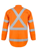 Workcraft - Hi Vis X-Pattern Shirt- L/S - WS3222