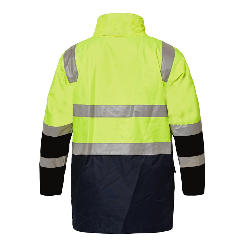 Work Craft - Hi Vis 4 in 1 Jacket With Tape - WW9022