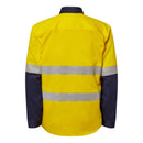 WORKCRAFT - Hybrid HiVis Close Front Shirt - WS6031