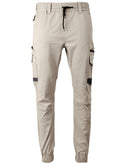 Winning Spirit - Unisex Cotton Stretch Drill Cuffed Work Pants - WP28