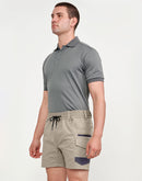 Winning Spirit - Unisex Cotton Stretch Drill Cuffed Work Shorts - WP29