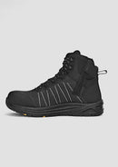 Syzmik - UltraLite Mid Zip Black Reflective - ZFL502