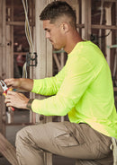 Syzmik - Mens Hi Vis Long Sleeve Tee - ZH390