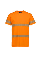 Syzmik - Mens Hi Vis Segmented Tape Cotton Tee Shirt - ZH510