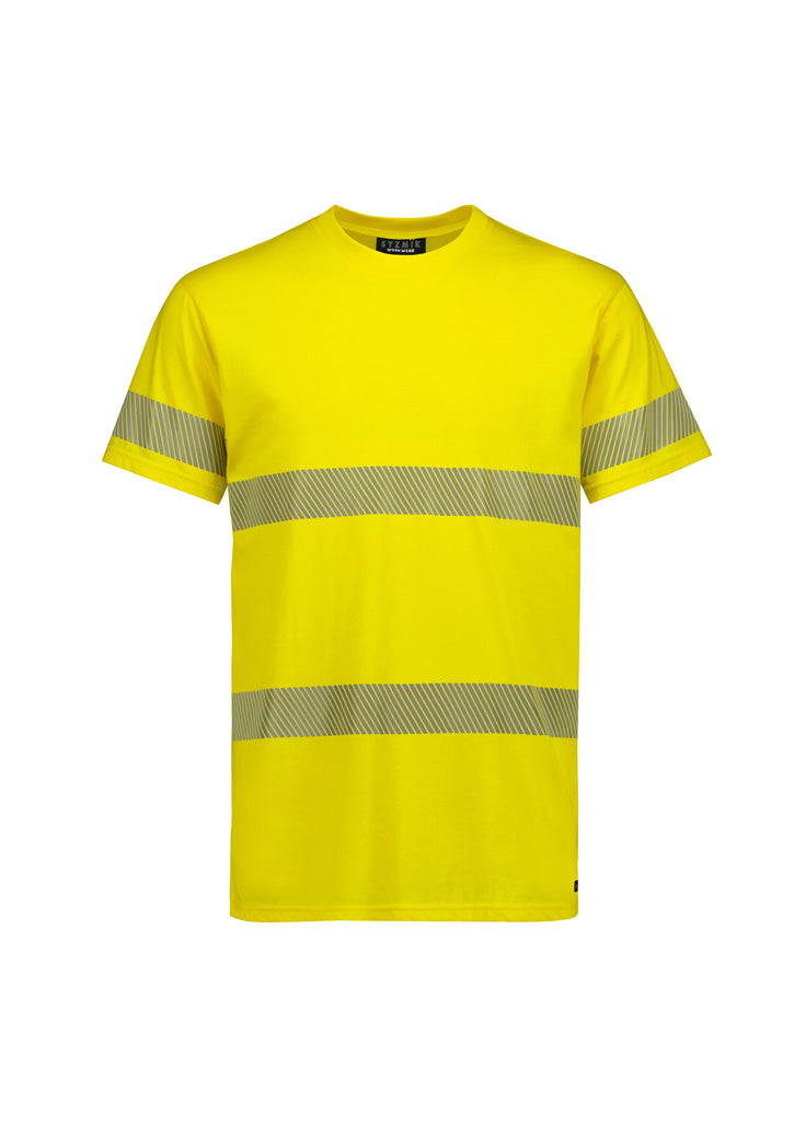 Syzmik - Mens Hi Vis Segmented Tape Cotton Tee Shirt - ZH510