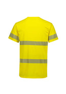 Syzmik - Mens Hi Vis Segmented Tape Cotton Tee Shirt - ZH510