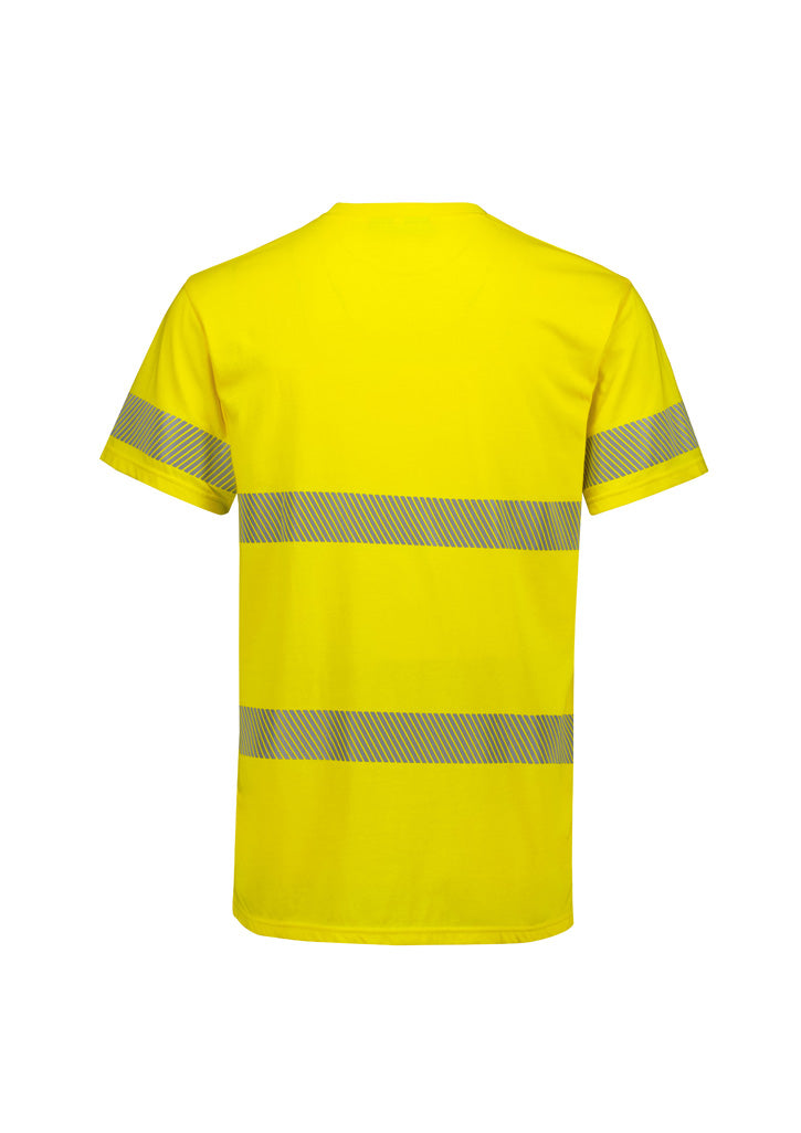 Syzmik - Mens Hi Vis Segmented Tape Cotton Tee Shirt - ZH510