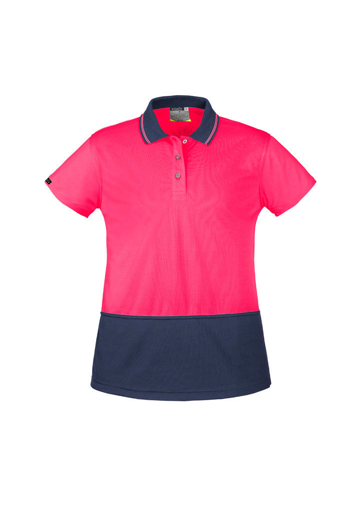 Syzmik - Womens Hi Vis Basic Short Sleeve Polo - ZH731