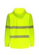 Syzmik - Unisex Super Light Segmented Tape Packable Rain Jacket  - ZJ560